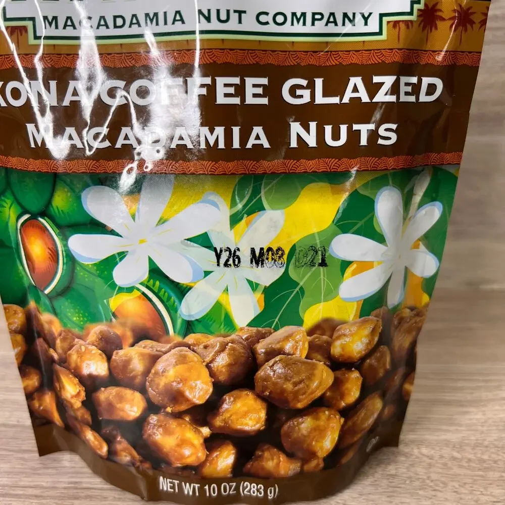 Hamakua kona Coffee  Glazed Macadamia Nuts - 10oz Hawaiian Pack of 2